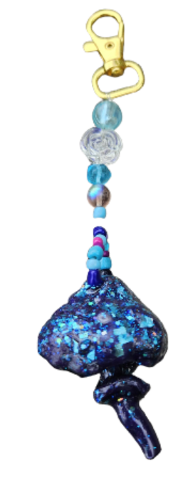 Galaxy Lucky Mushroom Bag Charm