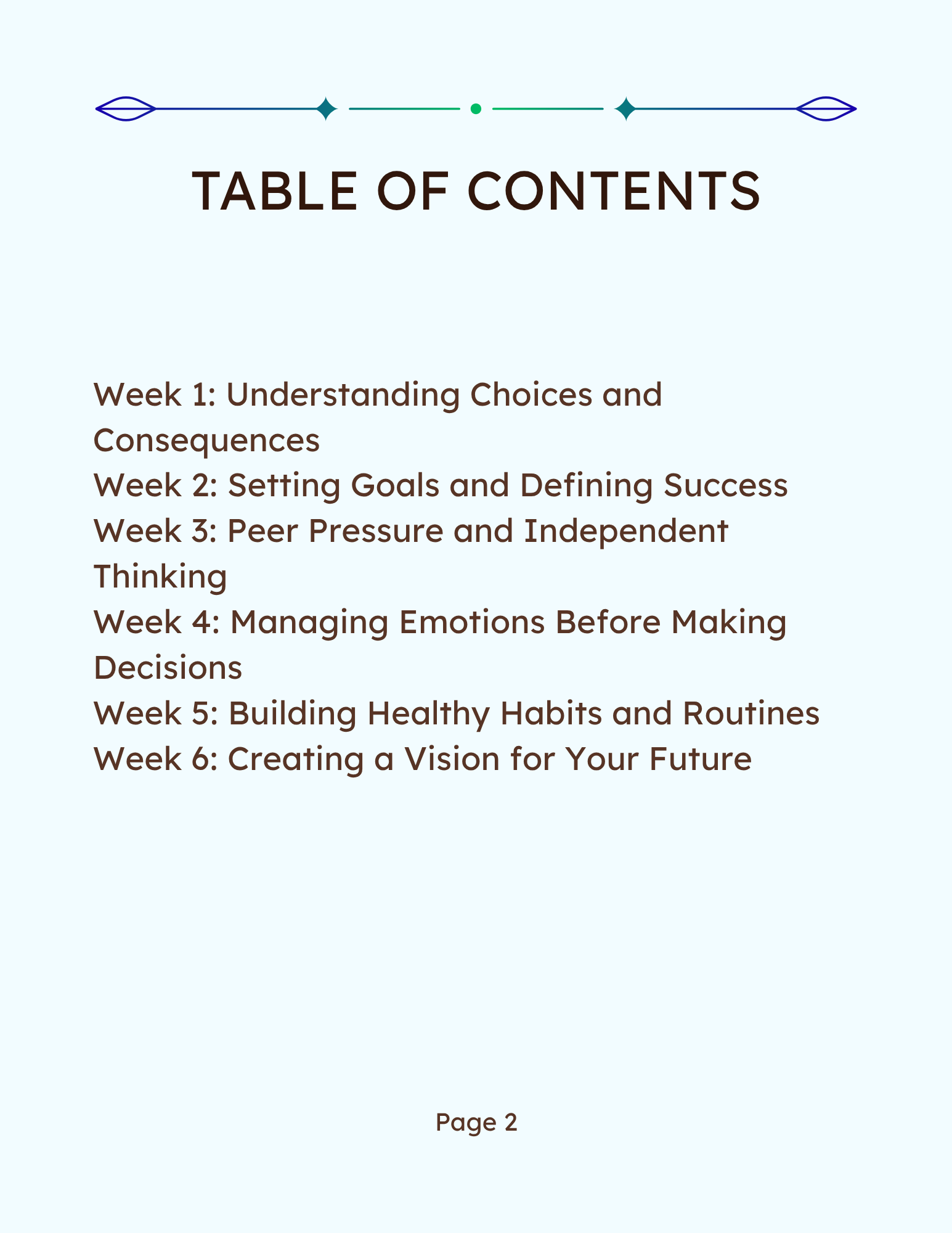 Empowering Teens Volume 3: Smart Choices Bright Futures