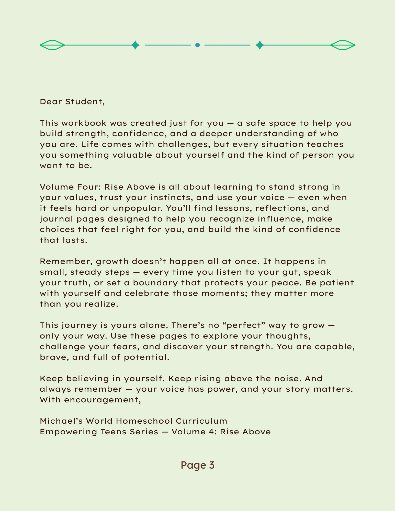 Empowering Teens Volume 4: Rising Above: Overcoming Peer Pressure & Finding Your Voice