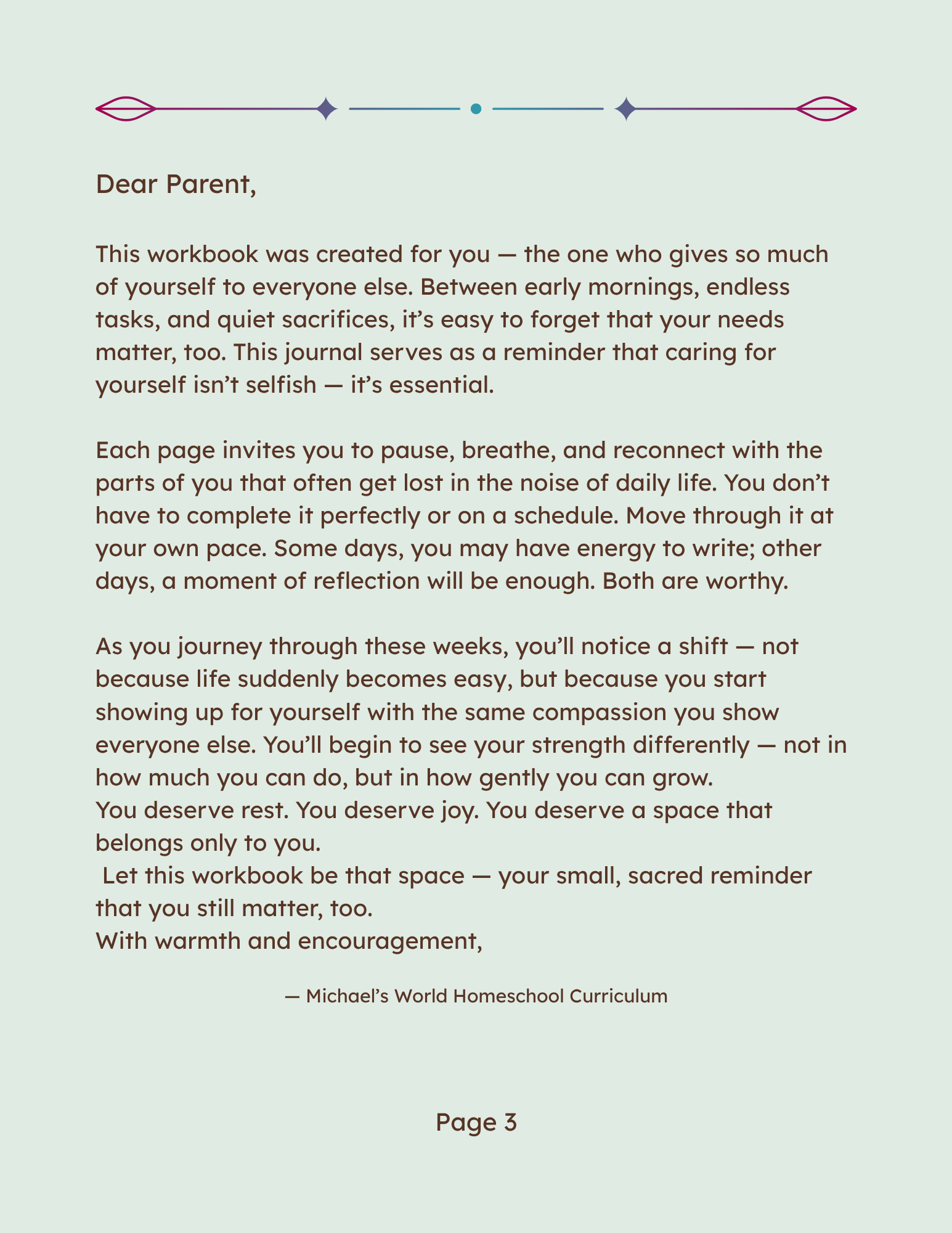 Empowering Parents Volume 1 Centered at Home