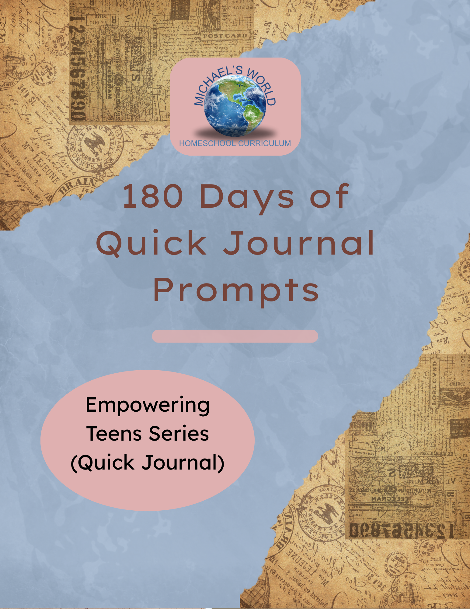 Empowering Teens Series 180 Days of Quick Journal Prompts