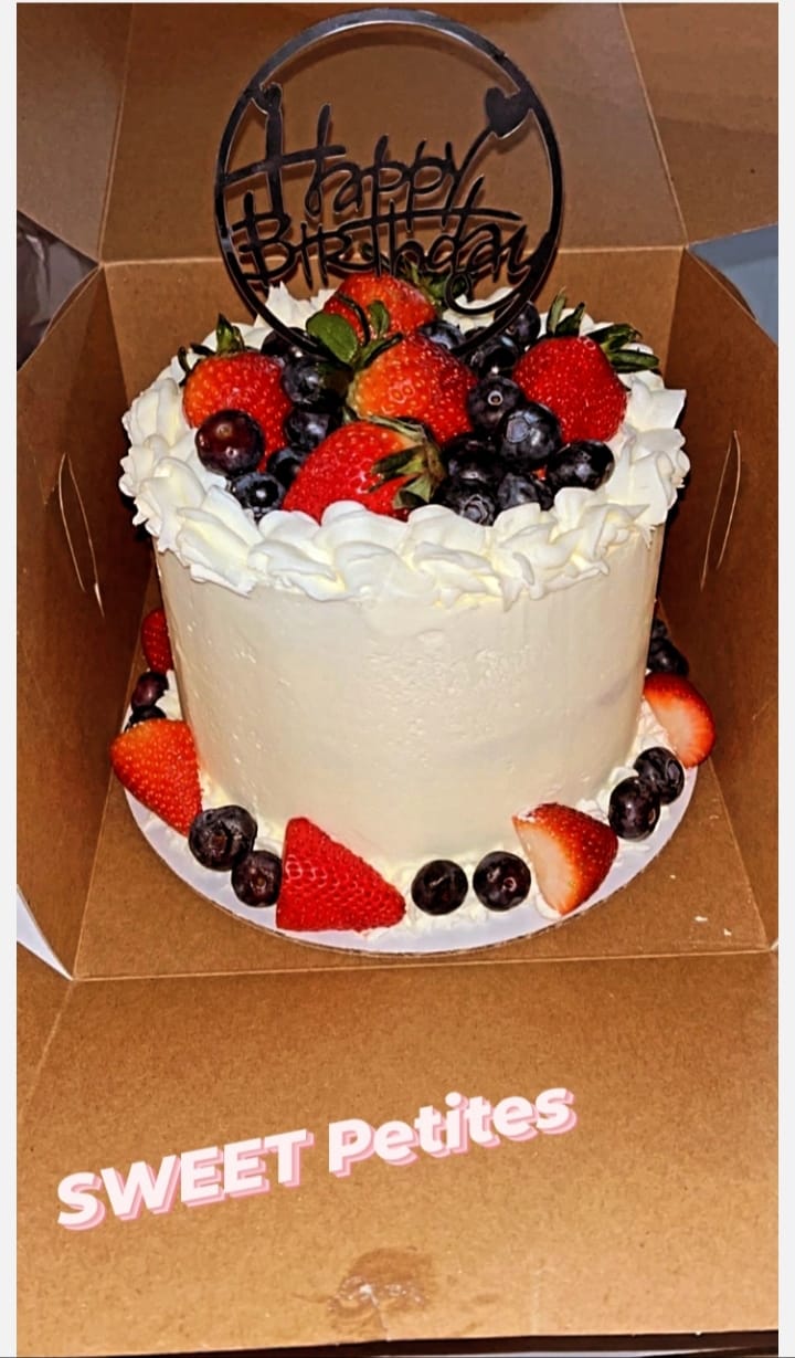 Birthday Fruit Cake