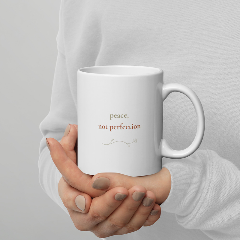 Peace, Not Perfection Mug