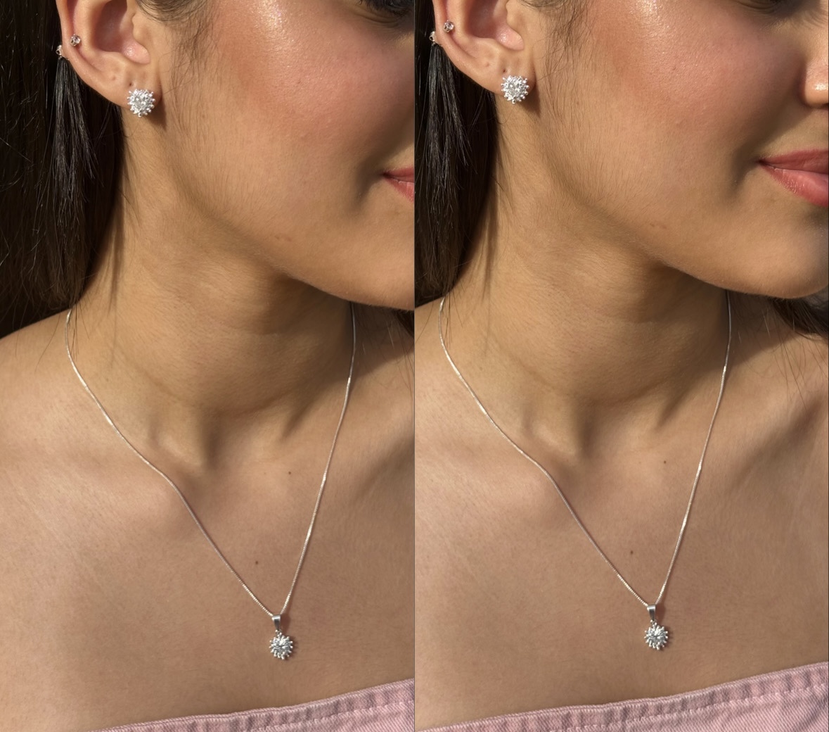 Conjunto Coração Cristal