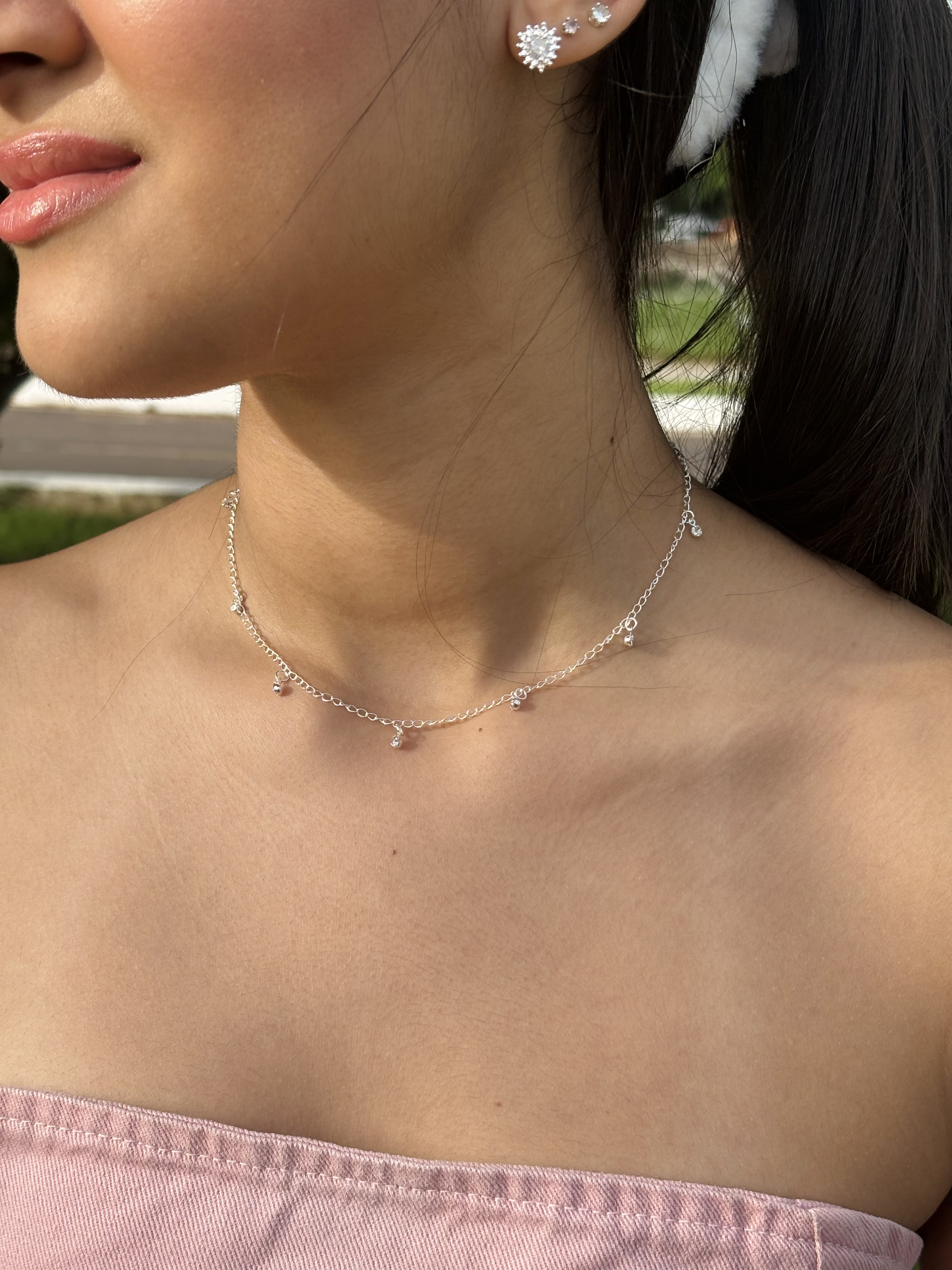 Choker Ponto De Luz