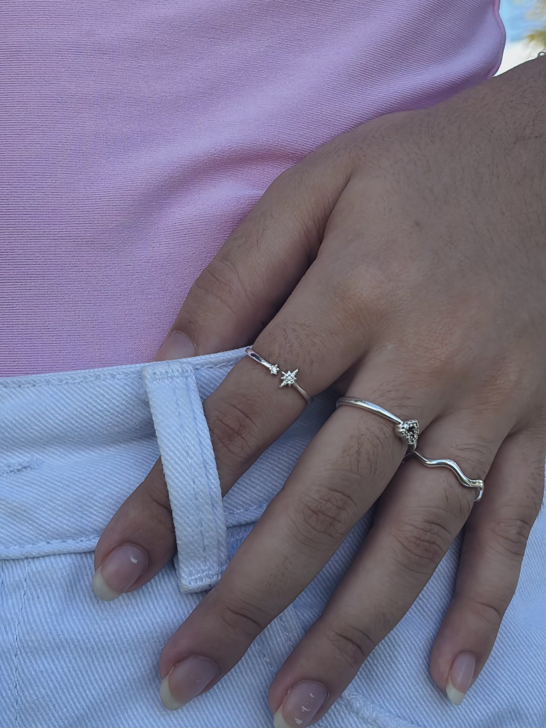 Anel Star Shine Regulável