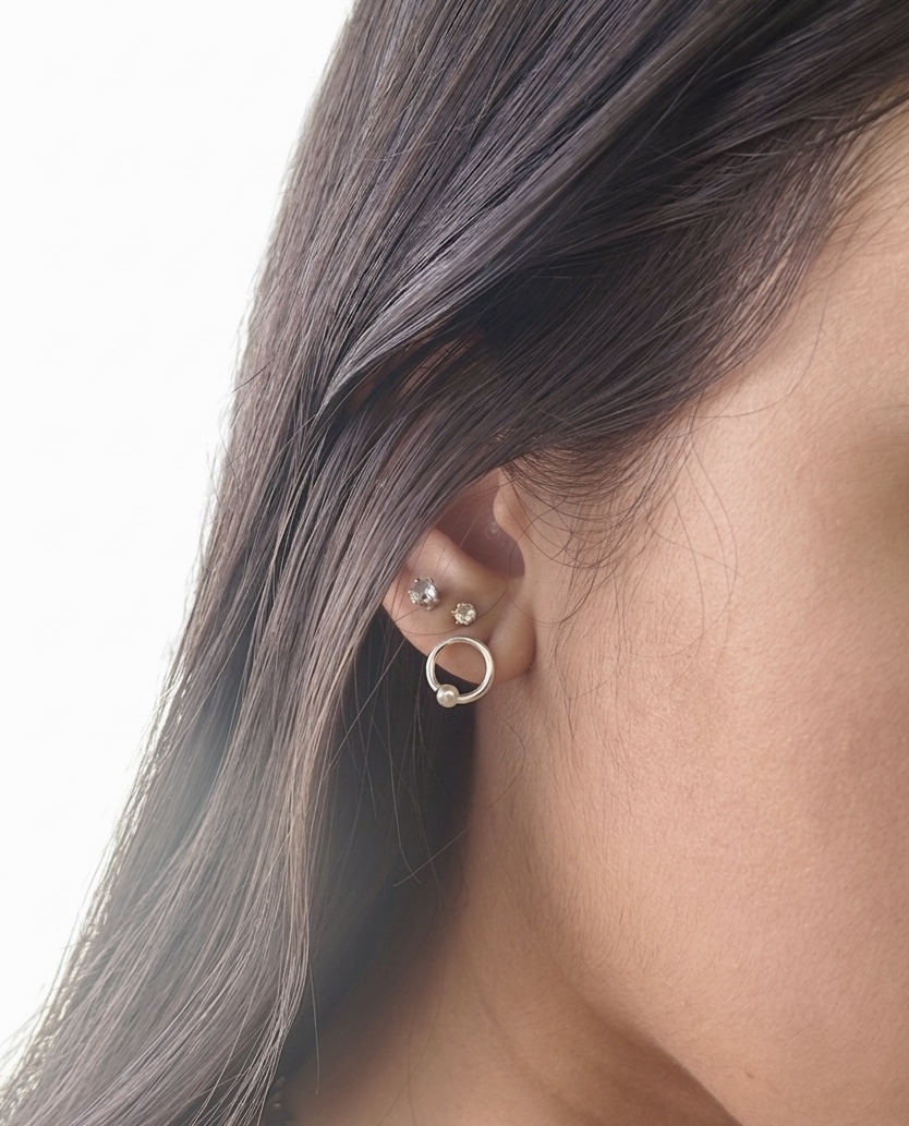 Brinco Redondo Pérola 