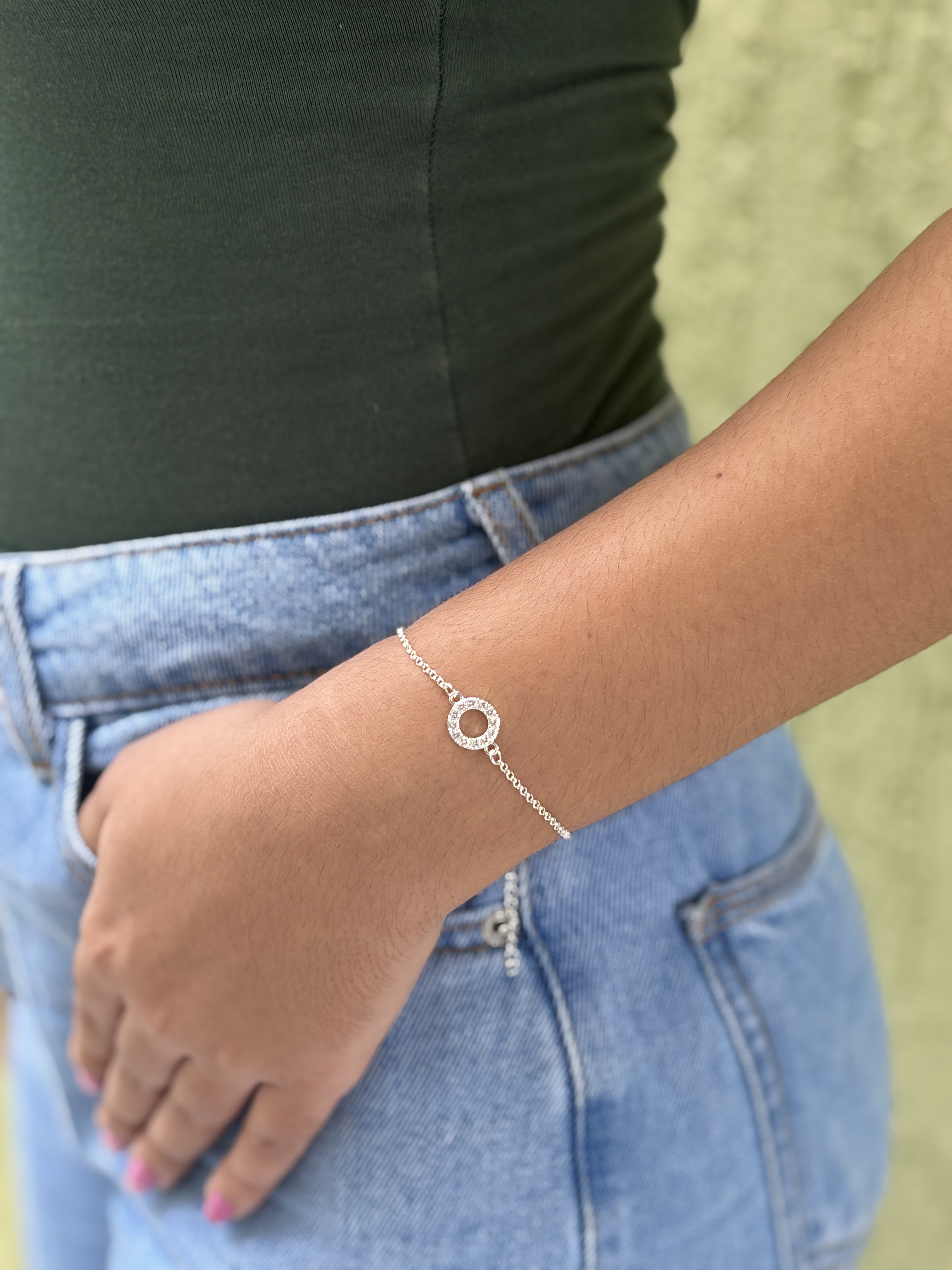 Pulseira Círculo Cravejado