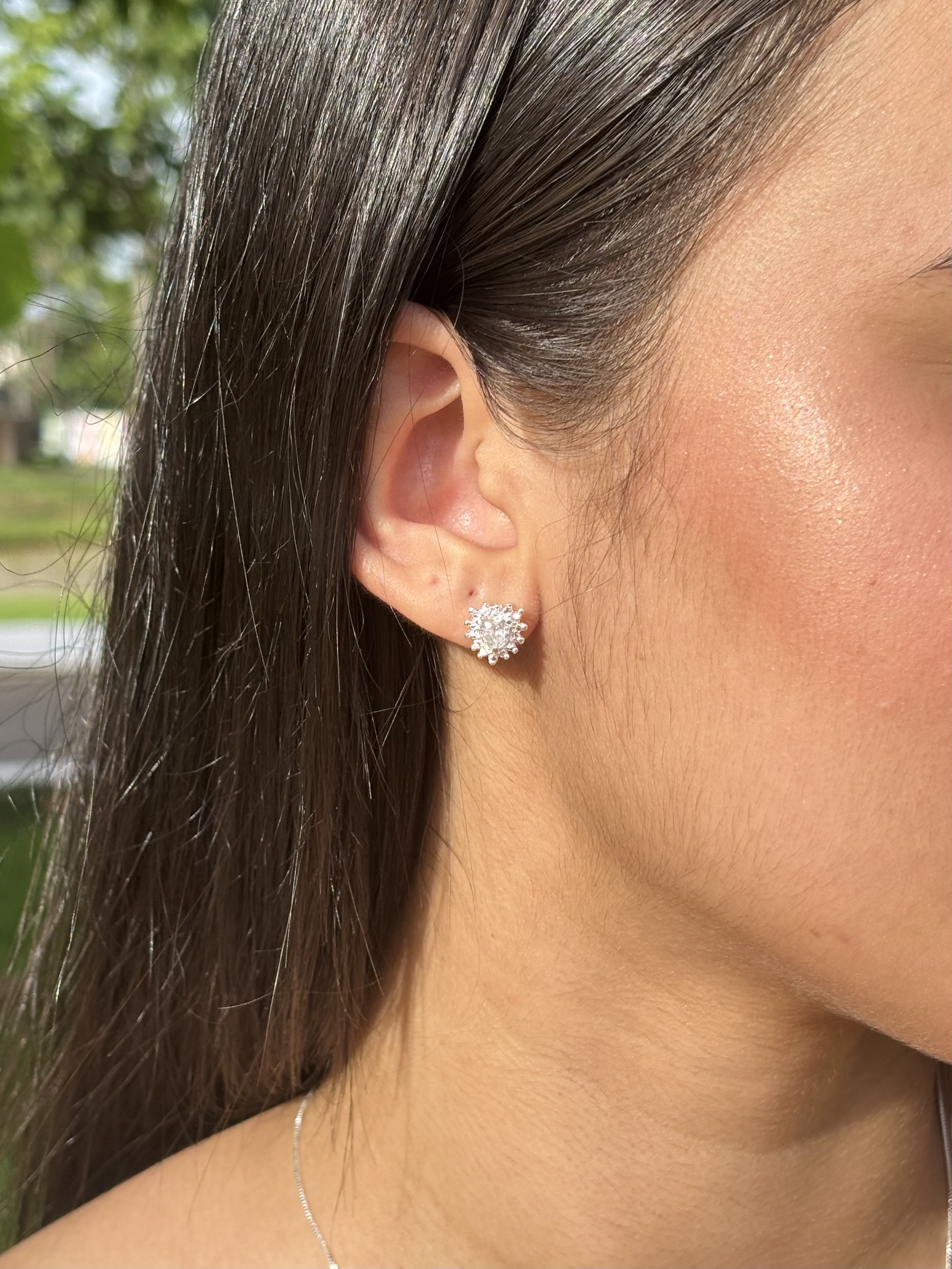 Conjunto Coração Em Cristal