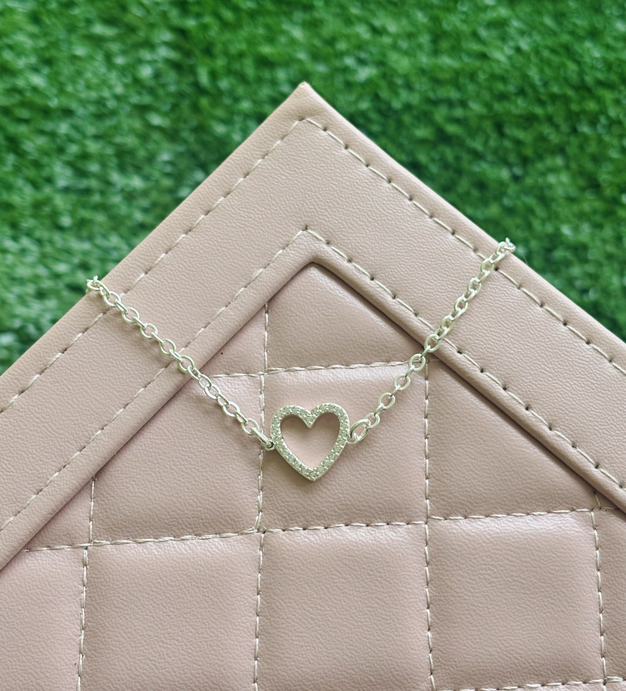 Pulseira Coração Cravejado