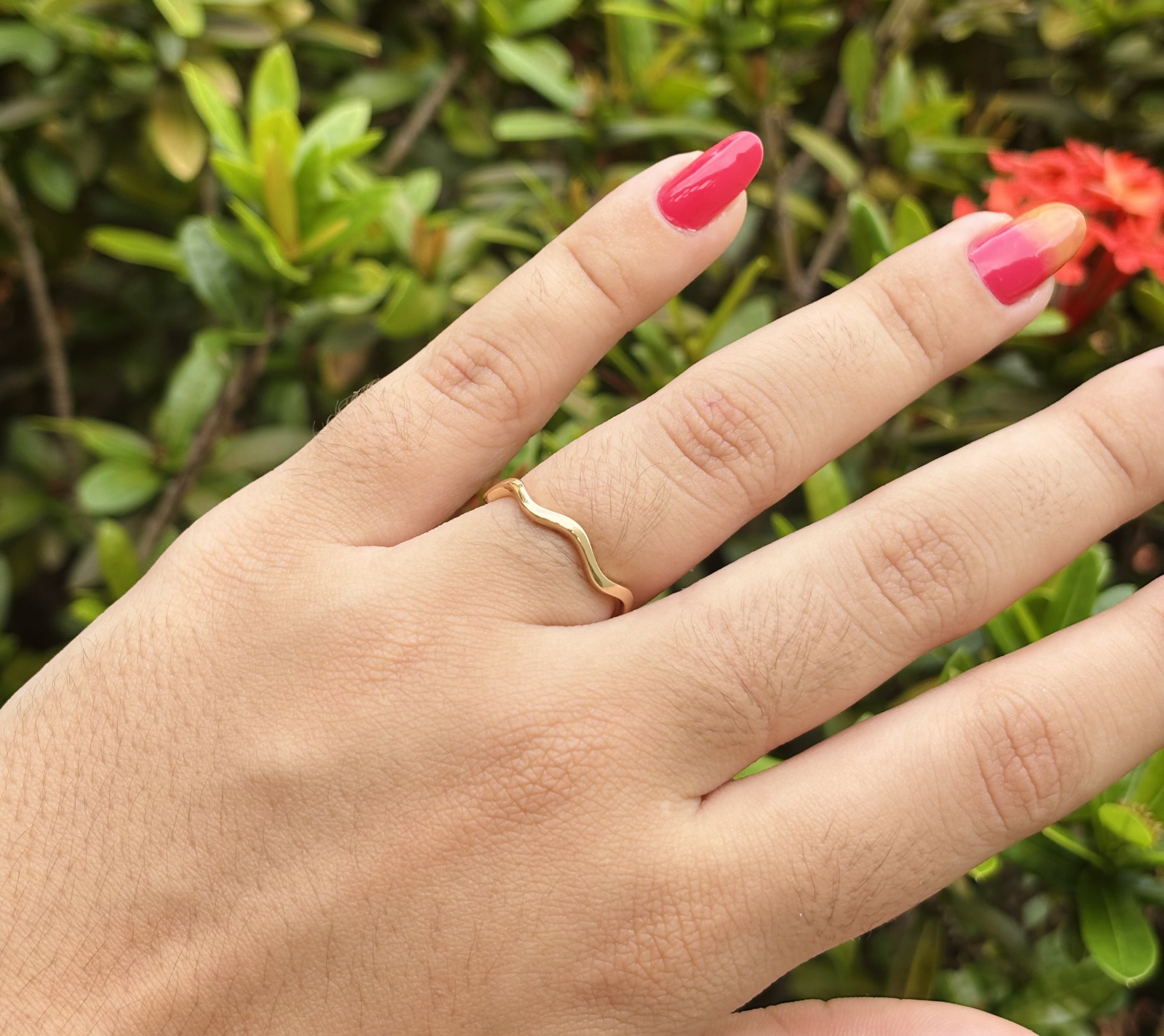 Anel Zig Zag Regulável 