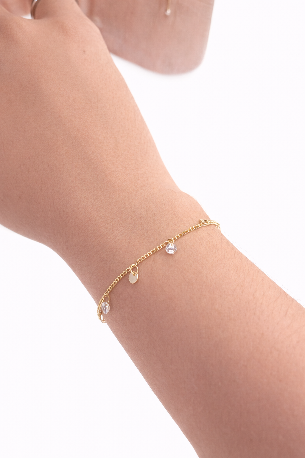 Pulseira Medalhas E Zicônias