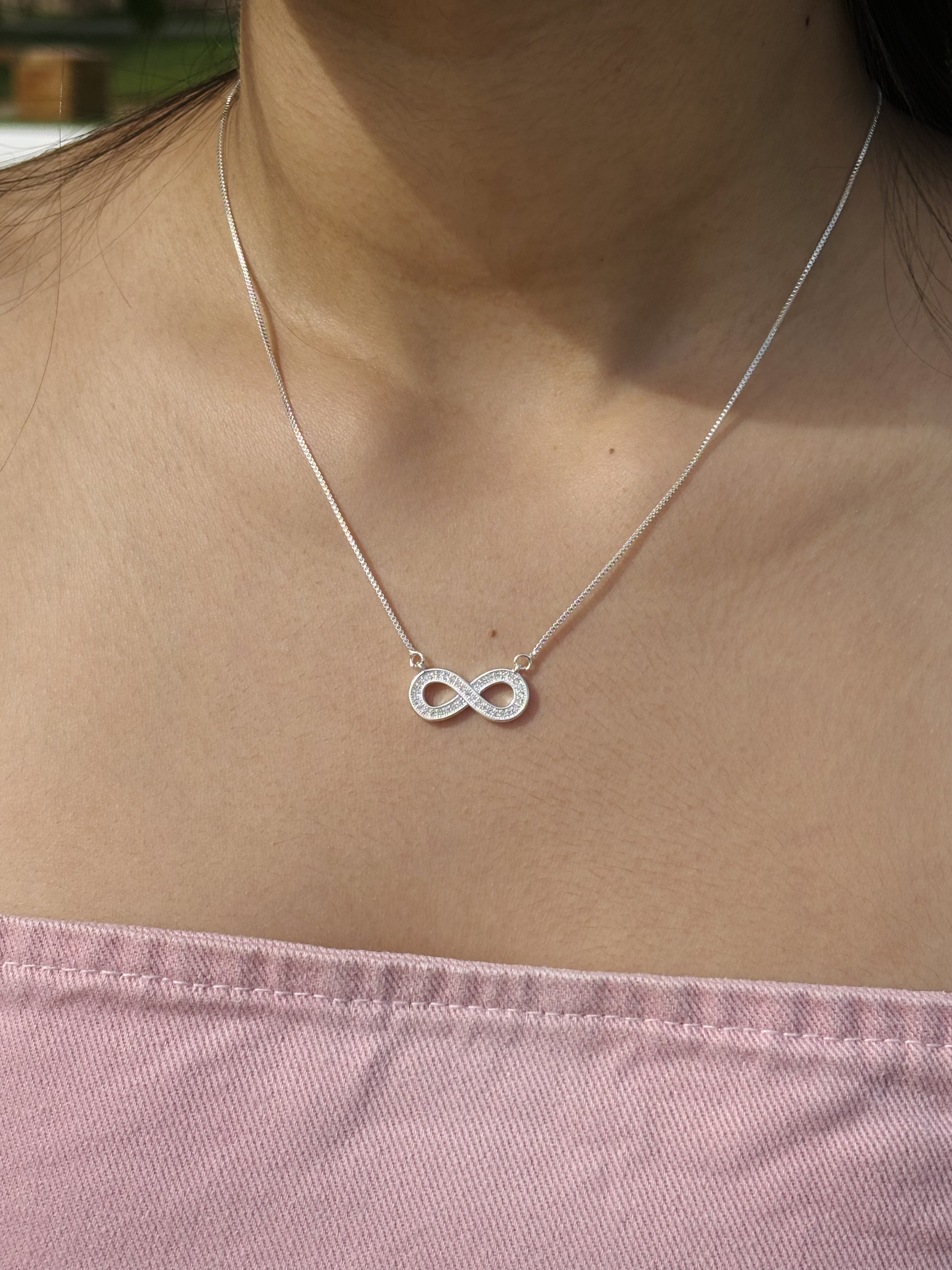 Colar Do Infinito Cravejado