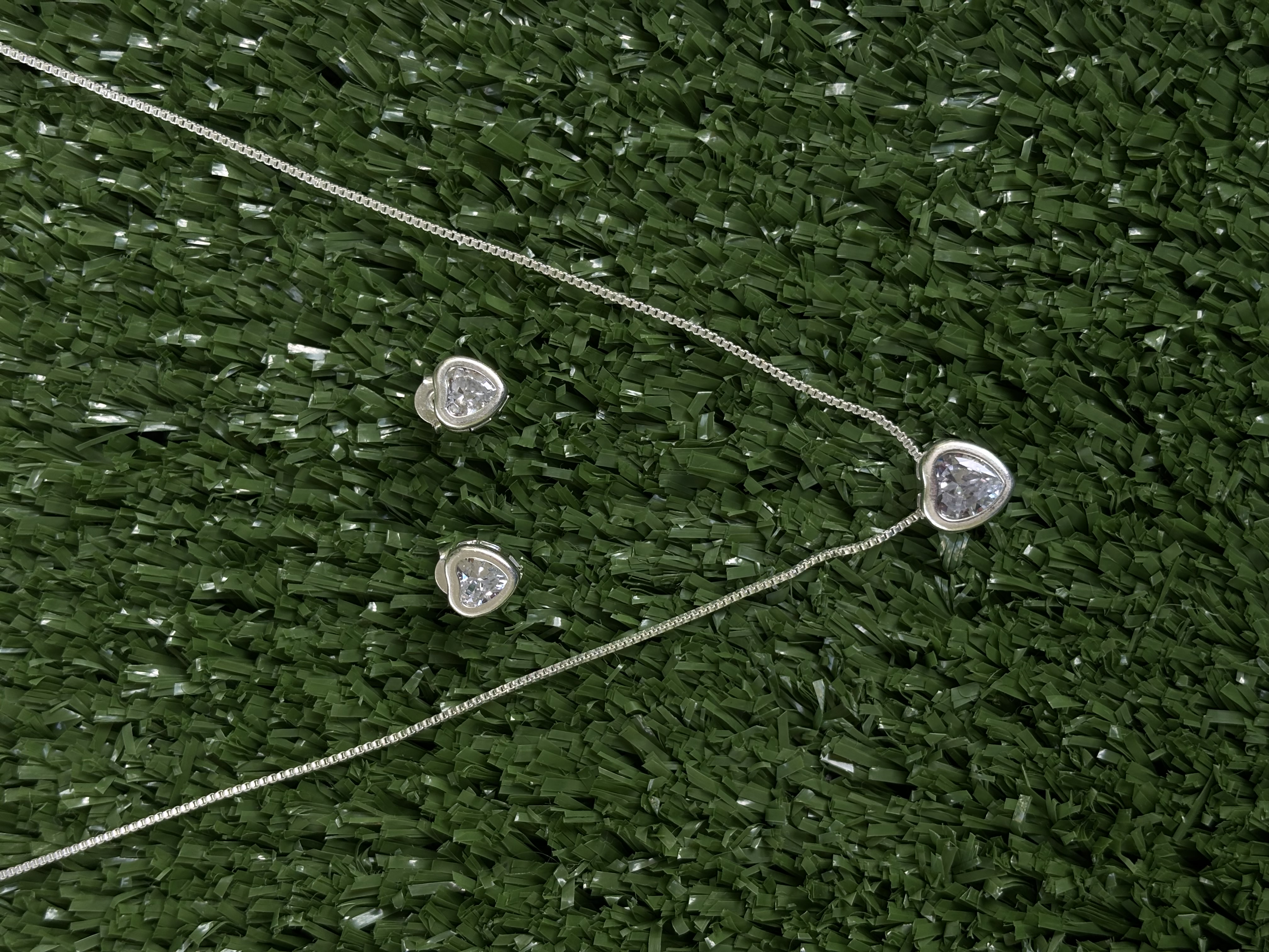 Conjunto Coração Cristal