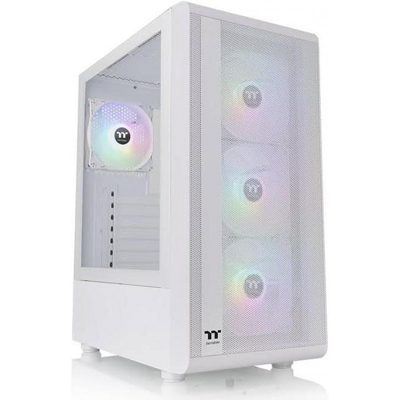 GABINETE THERMALTAKE S200 PLUS TG ARGB SNOW WHITE TEMPERED GLASS