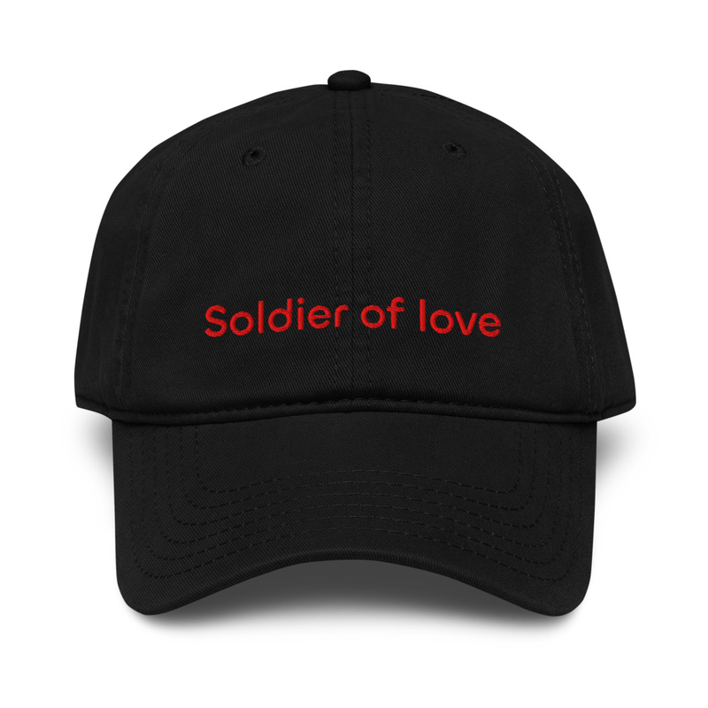 Soldier of Love Embroidered Cap