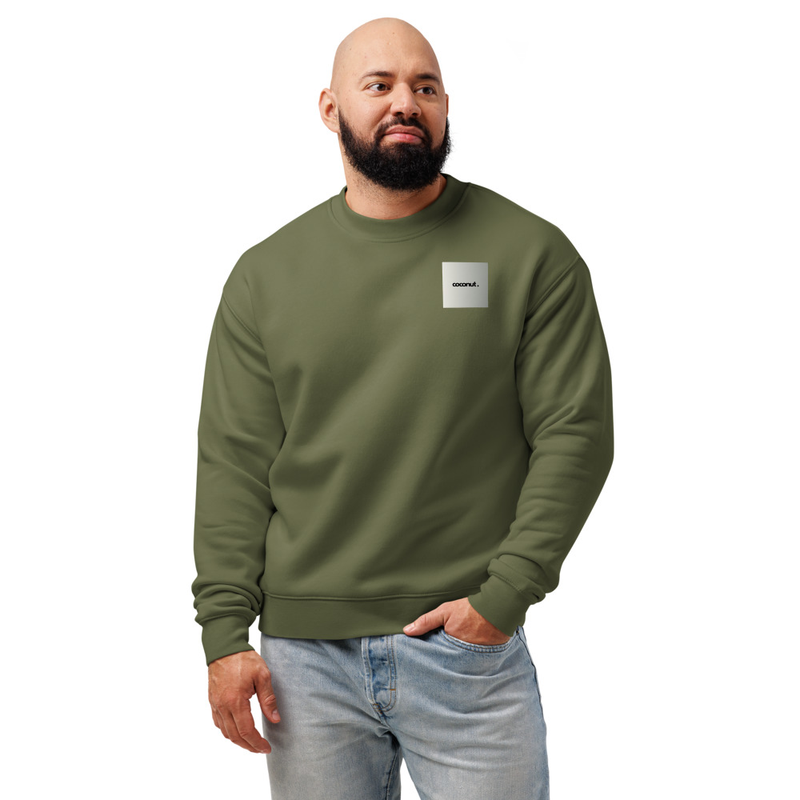 coconut Unisex relax crew neck sweatshirt