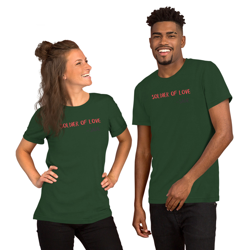 soldier of love -Sade Unisex t-shirt