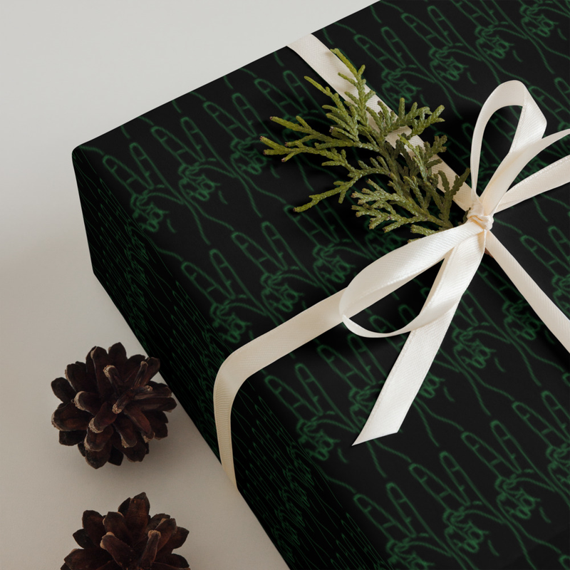 peace hand Wrapping paper sheets