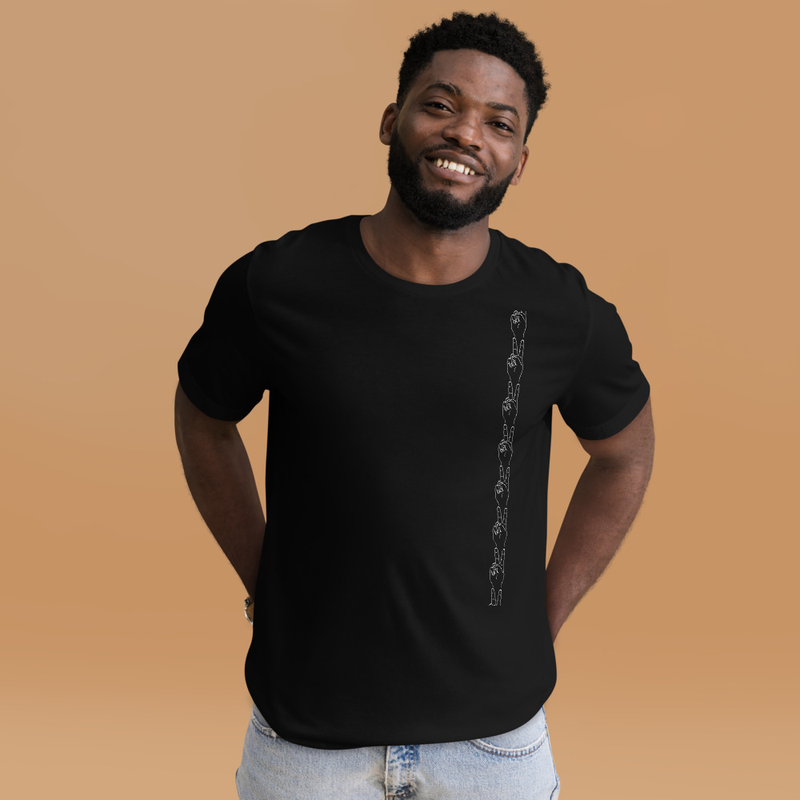 peace hands Unisex t-shirt