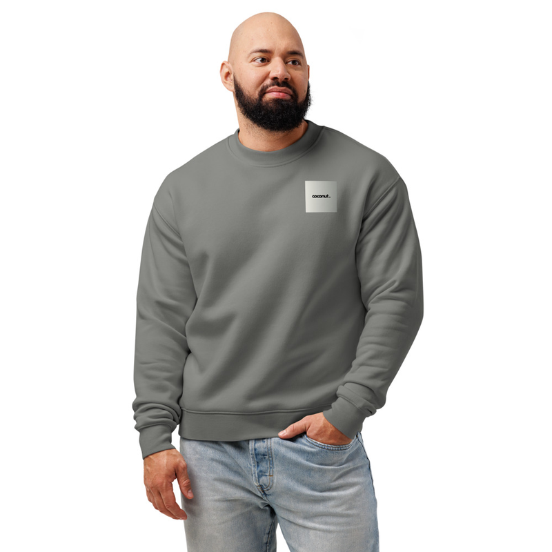 coconut Unisex relax crew neck sweatshirt