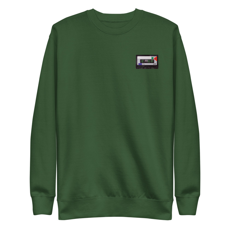 cassette Throwback Unisex Premium Sweatshirt