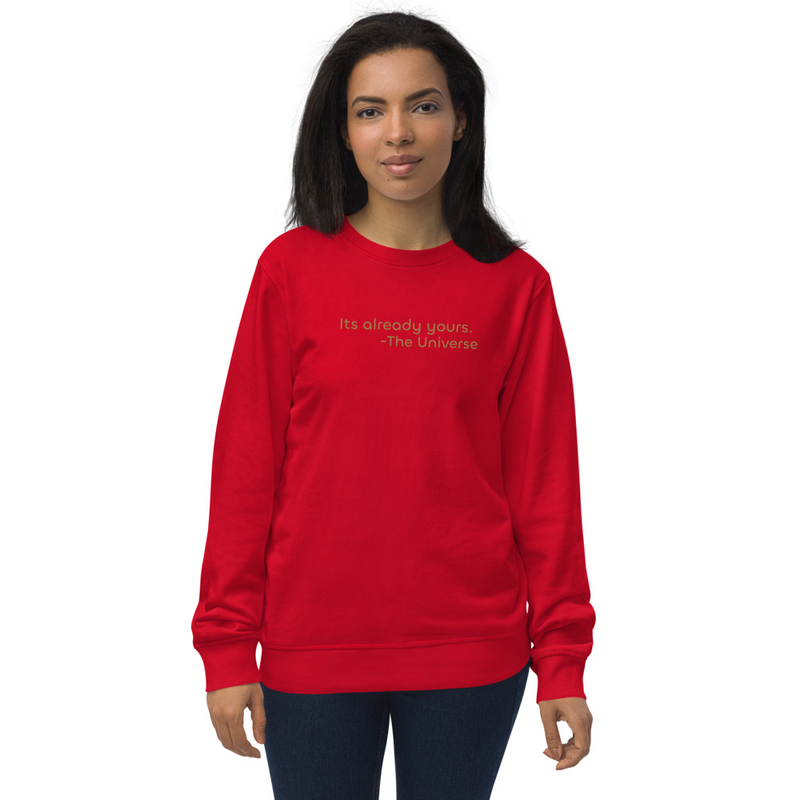 universe Unisex organic sweatshirt