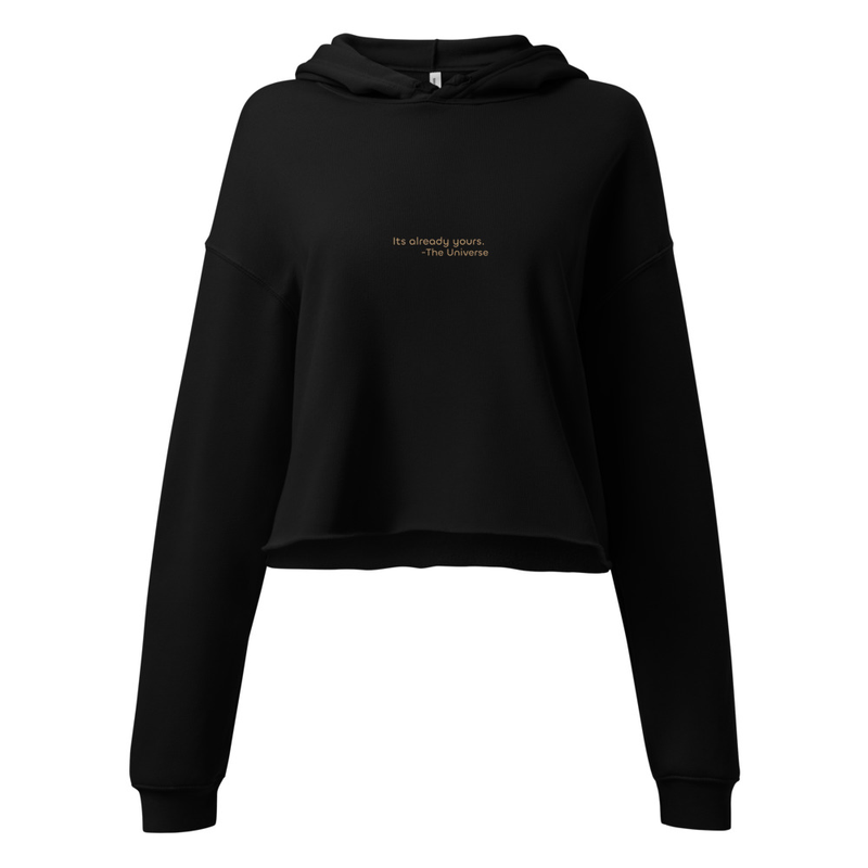 the universe Crop Hoodie