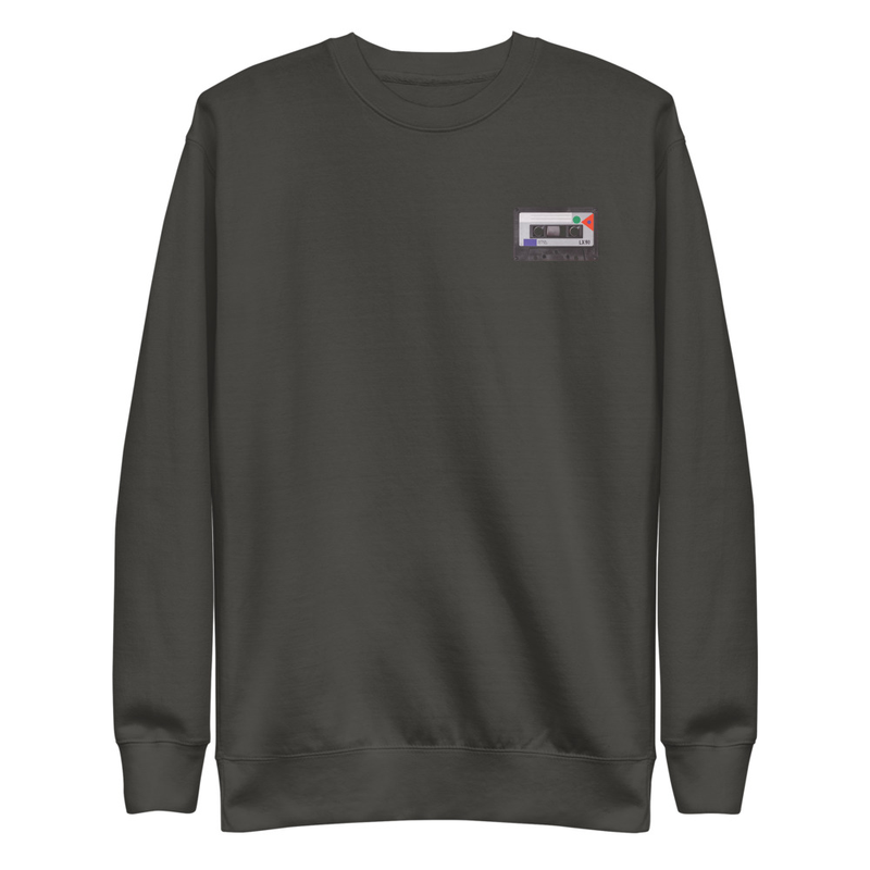 cassette Throwback Unisex Premium Sweatshirt