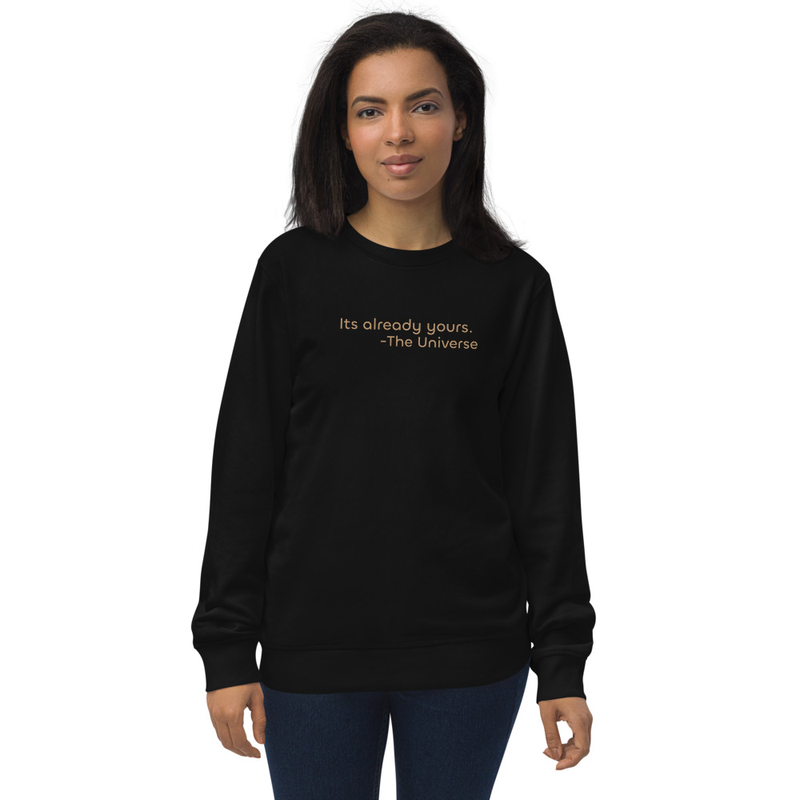 universe Unisex organic sweatshirt