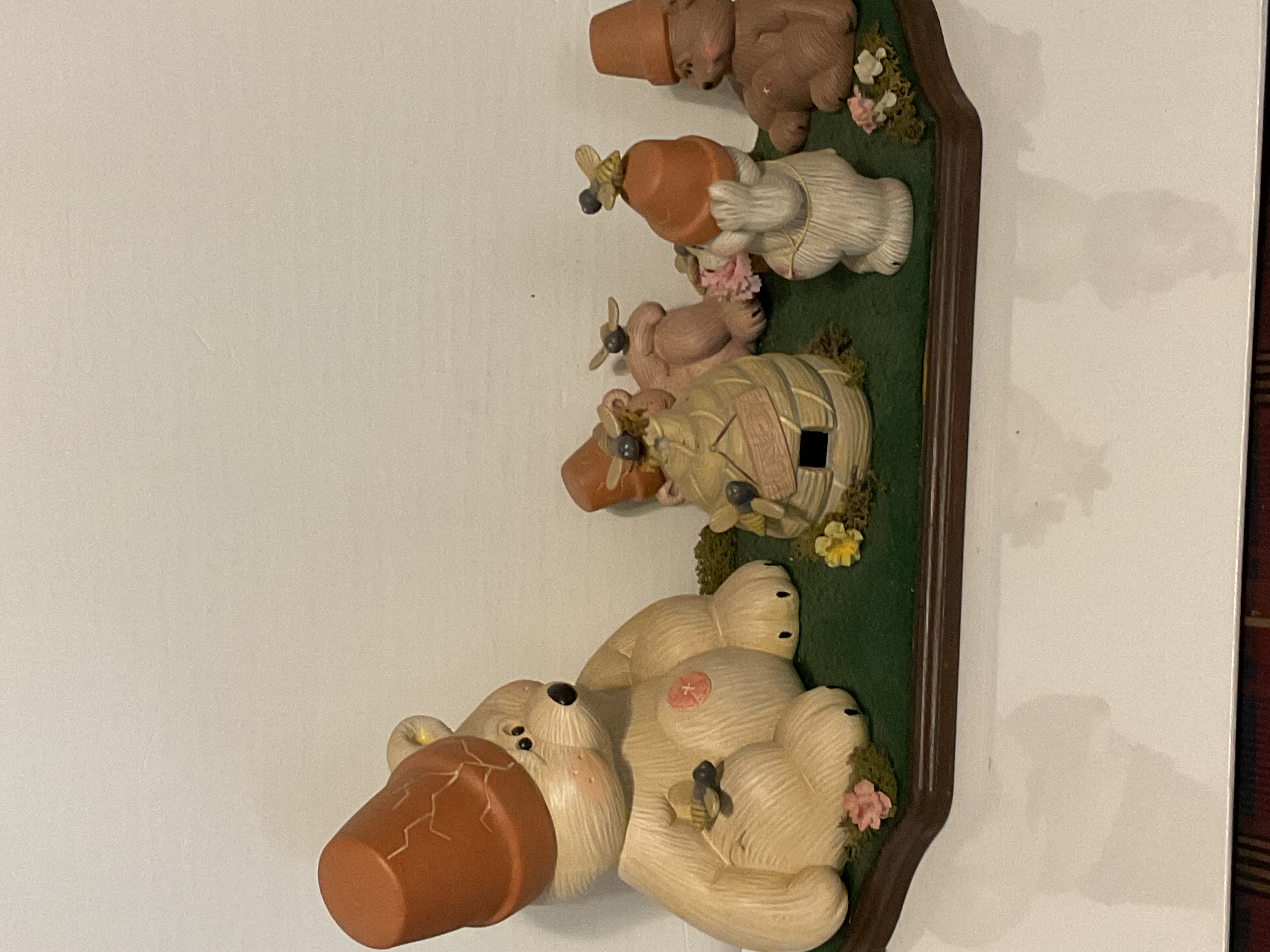 Decorative Bear family garden 