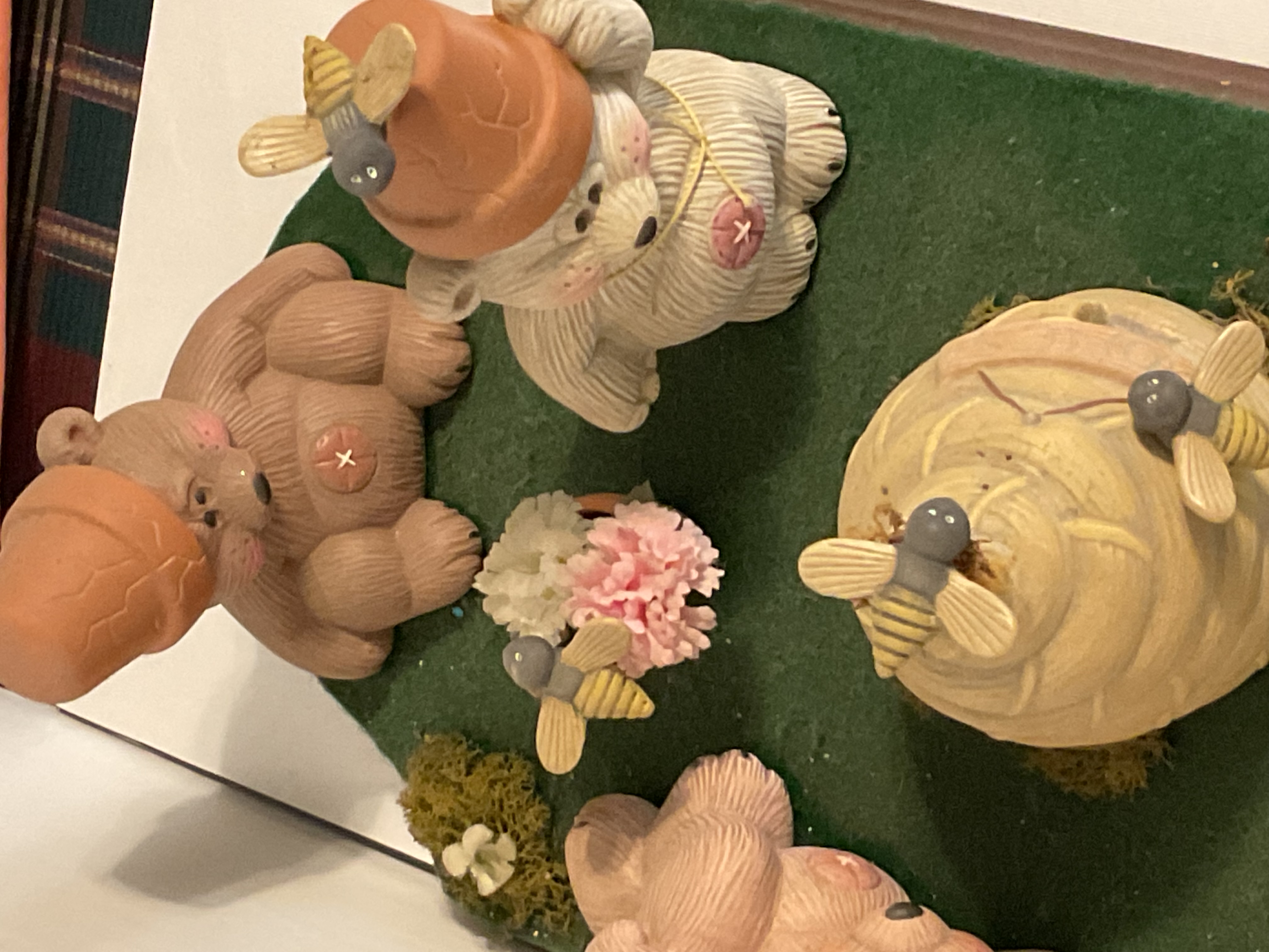 Decorative Bear family garden 