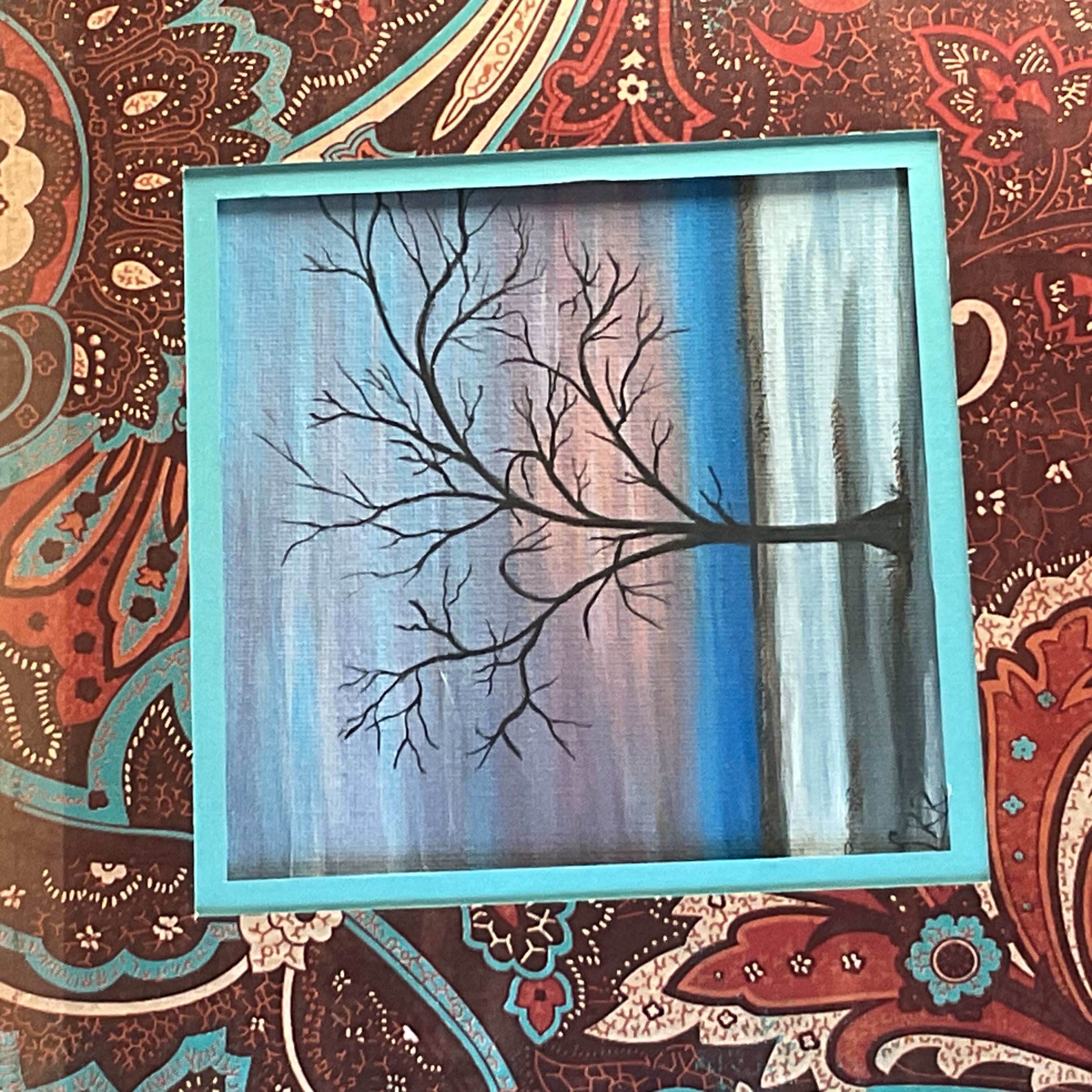 Framed Tree Artwork