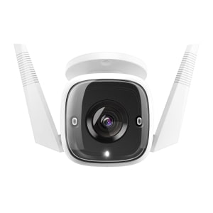 TP-Link Camara de seguridad wifi fija para exterior con vision nocturna en blanco y negro