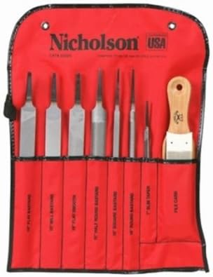 Nicholson 22025 8 Pc Machinist File Set