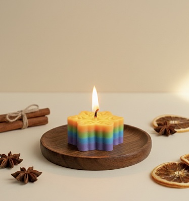 The Christmas Star  Decorative Candle