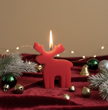 Moose Shaped Candle