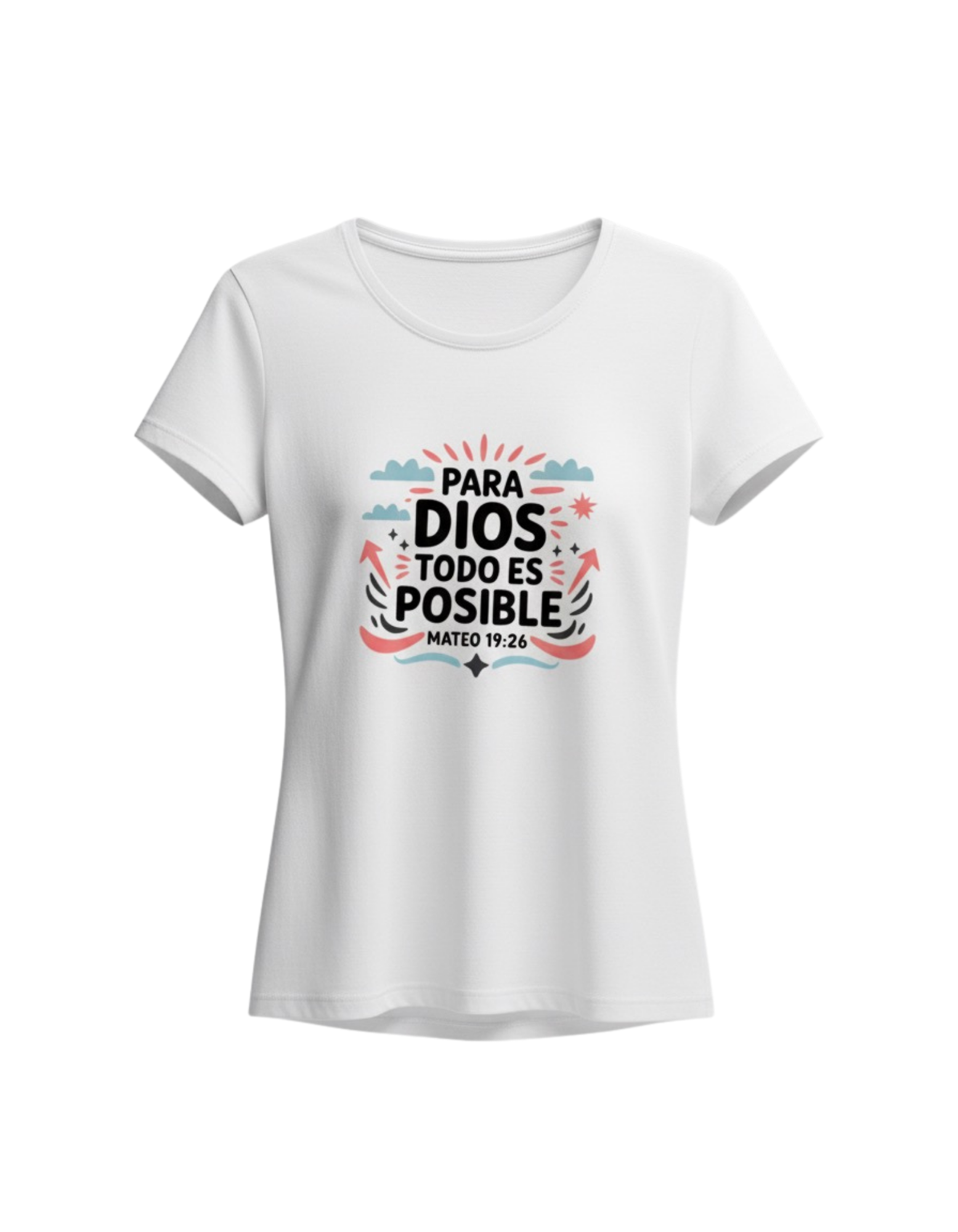 Playera Para Dios todo es Posibe