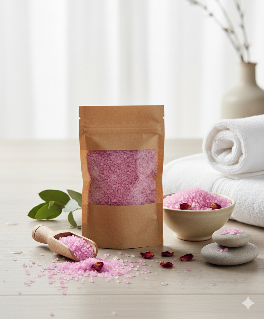 Rožinė vonios druska