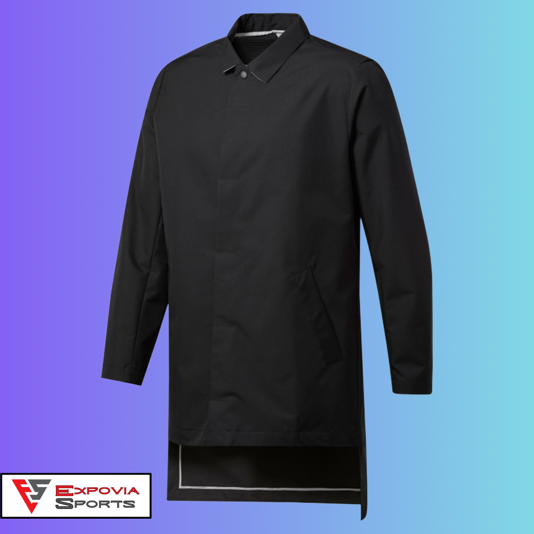 Black Sports Rain Jacket
