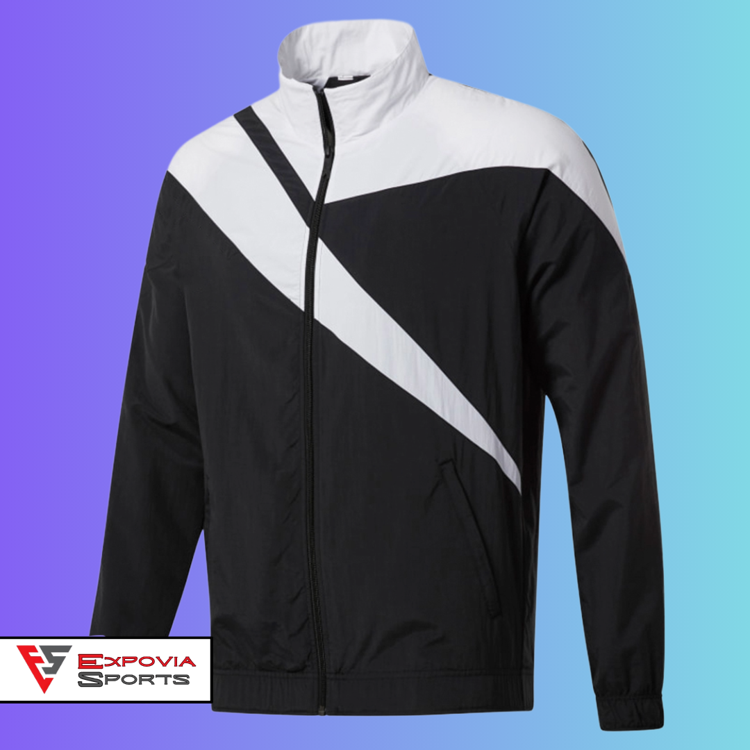 Black and White Sports Jacket