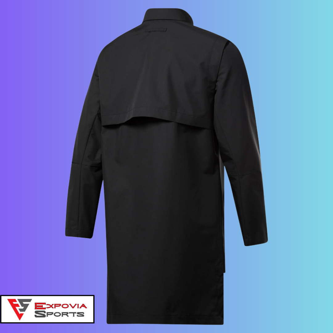 Black Sports Rain Jacket