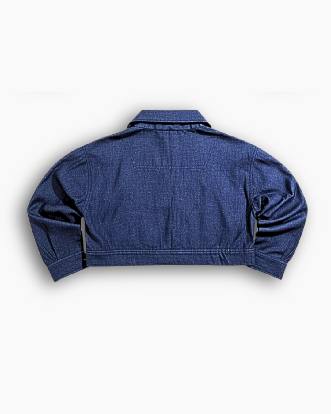 Zip-Up Shacket - Blue  (Unisex)