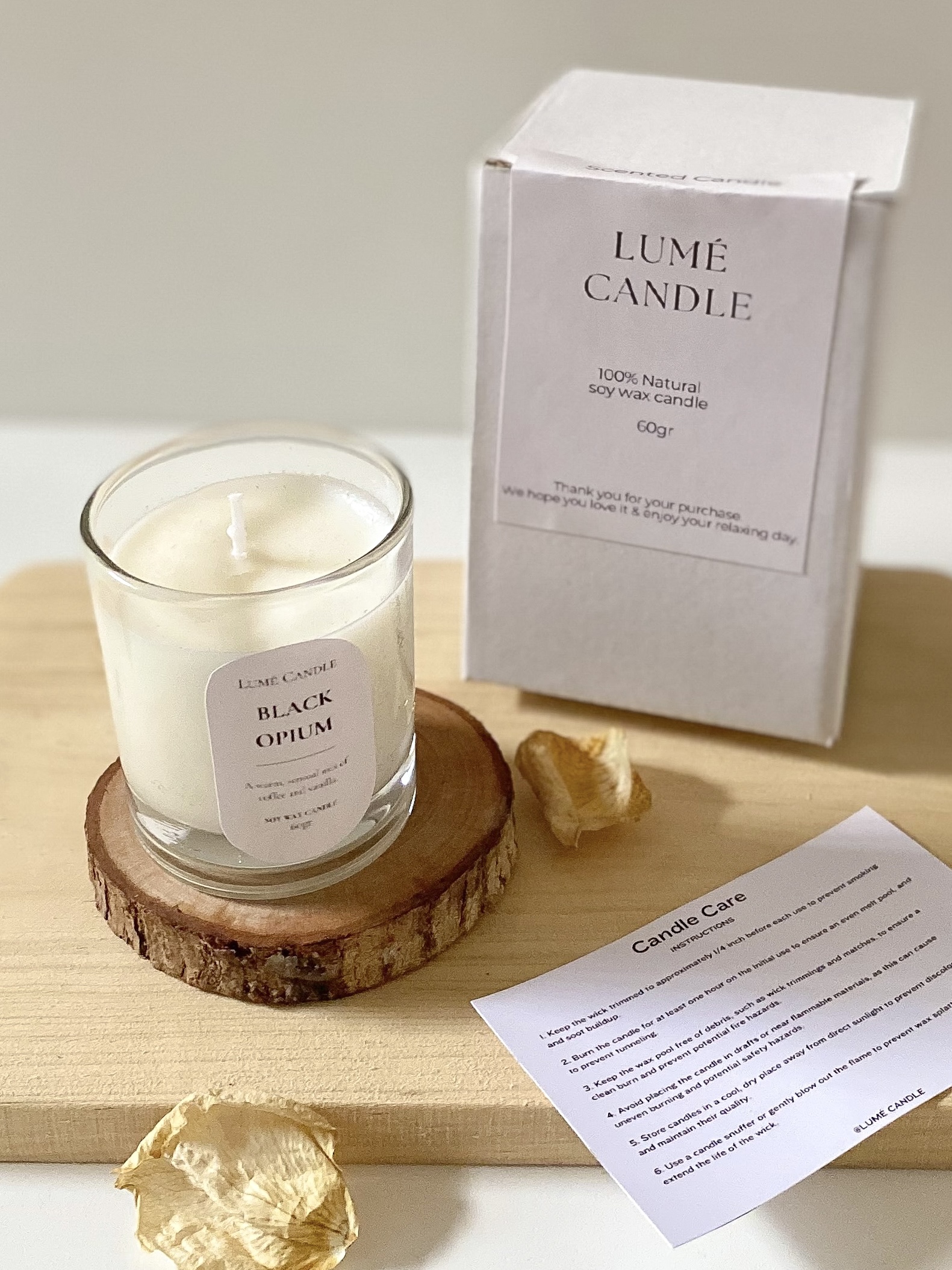 Lumé Candle Black Opium
