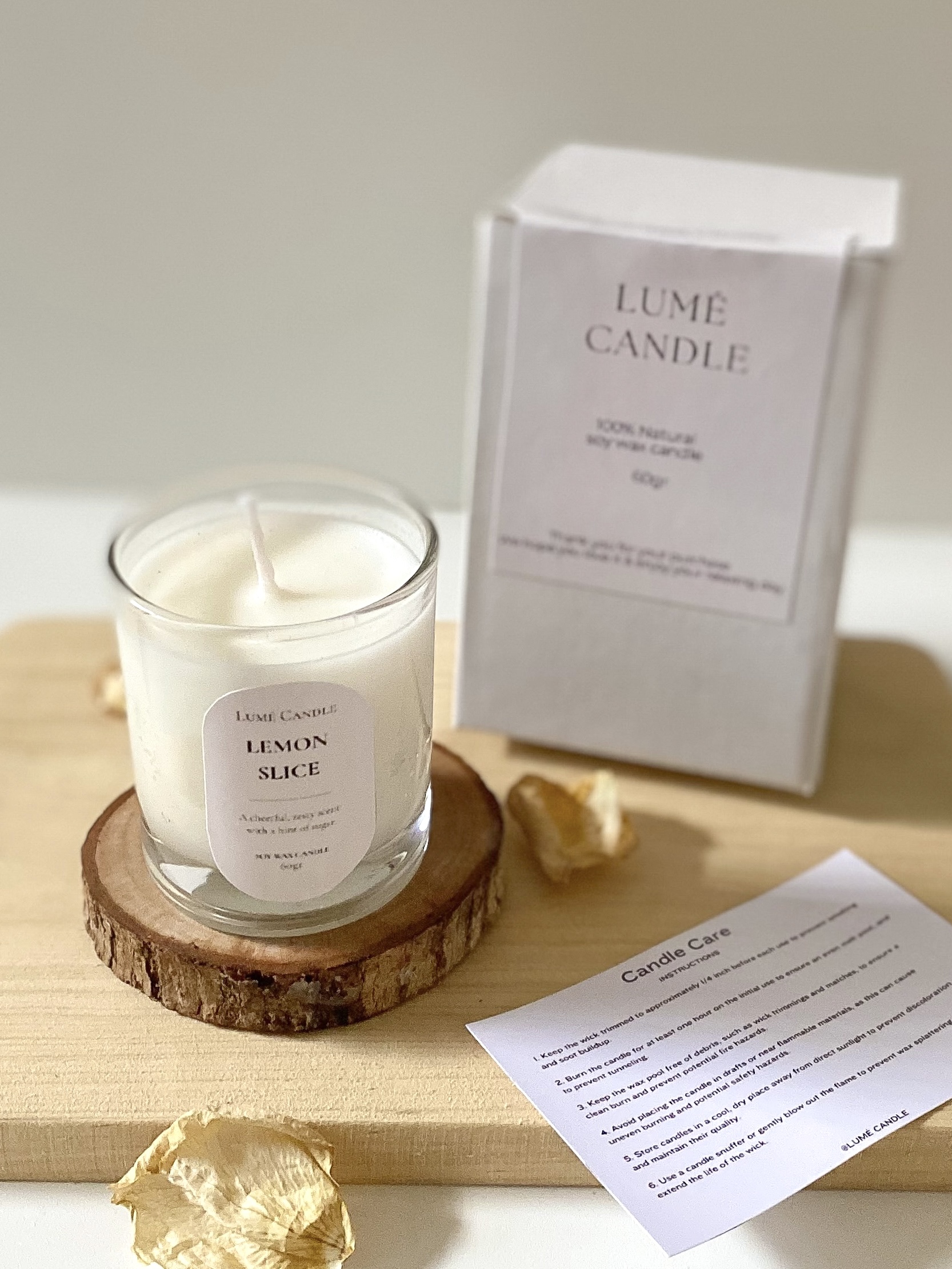 Lumé Candle Lemon Slice