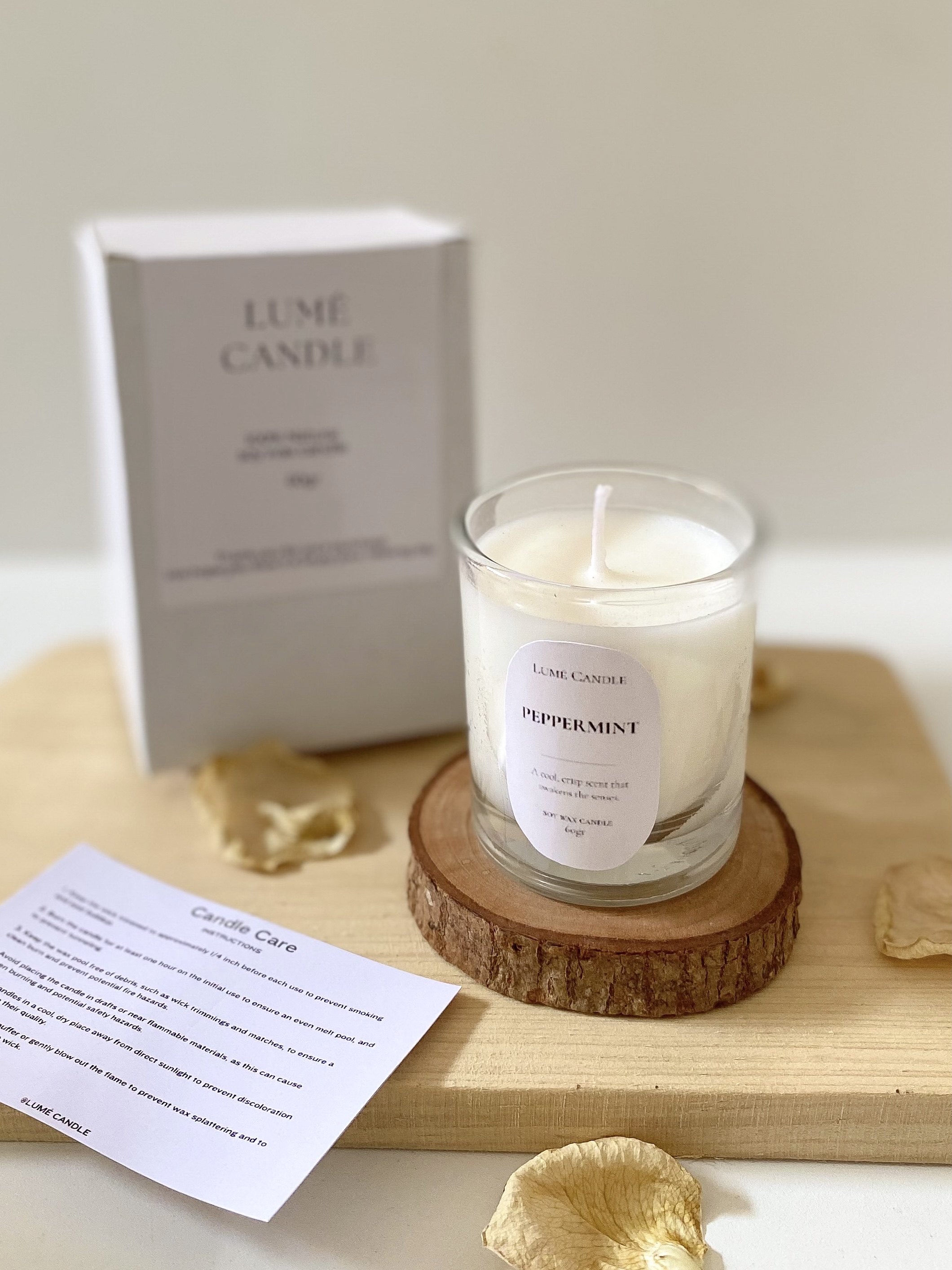 Lumé Candle Peppermint