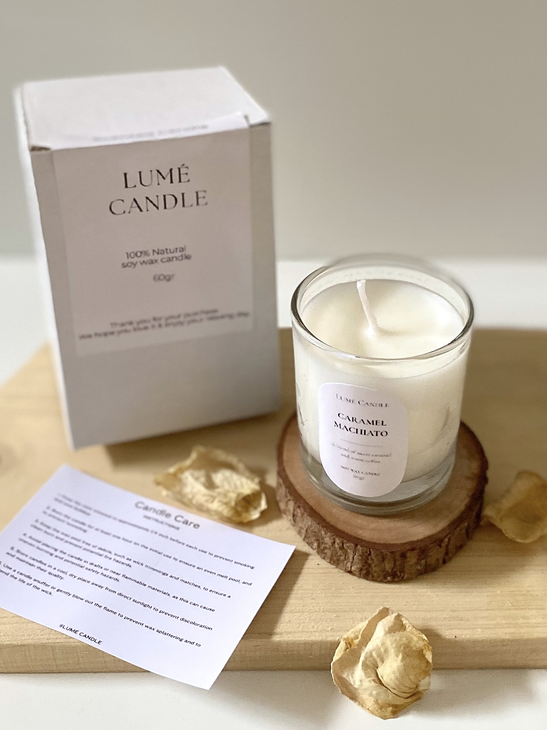 Lumé Candle Caramel Machiato