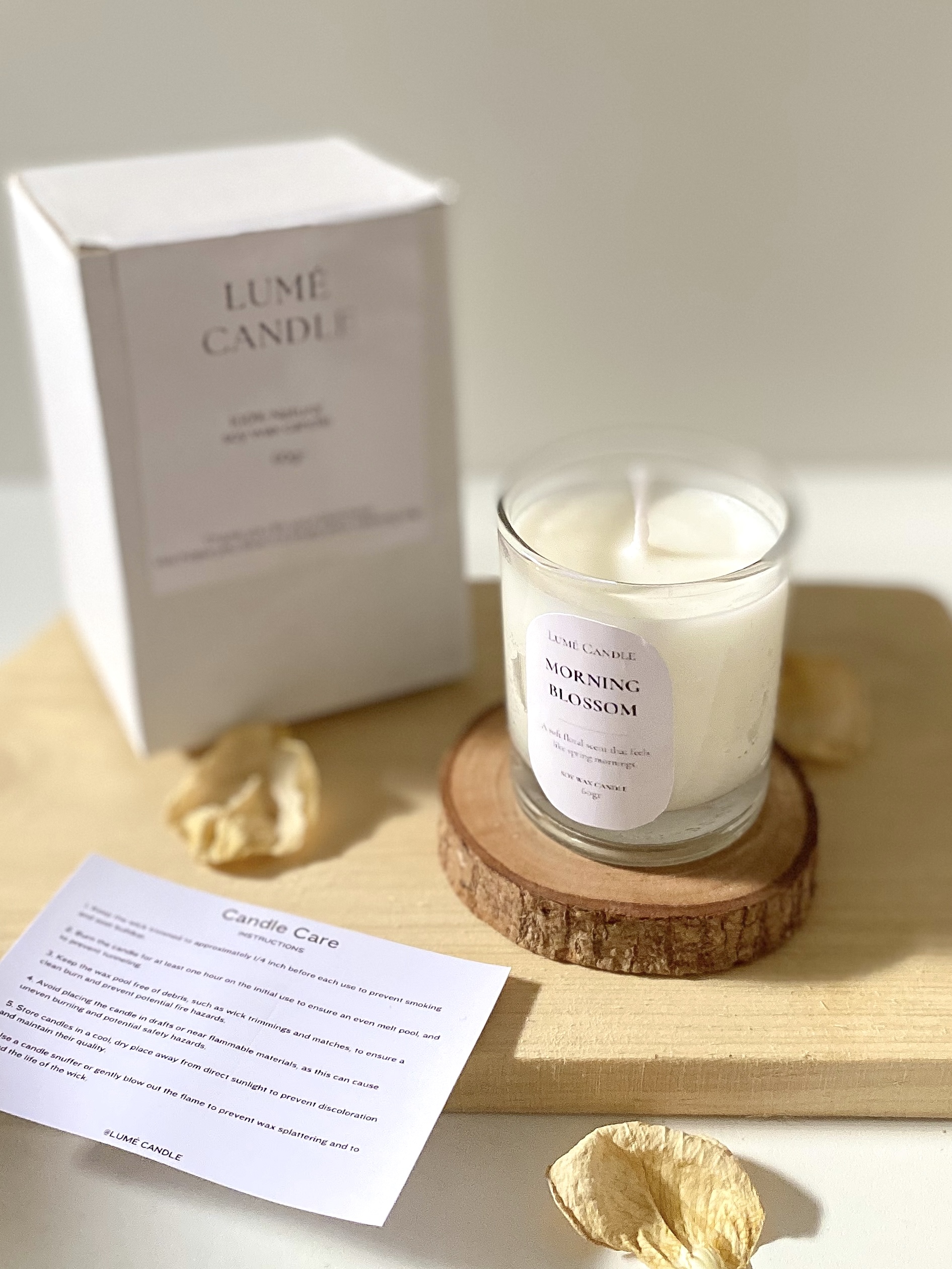 Lumé Candle Morning Blossom