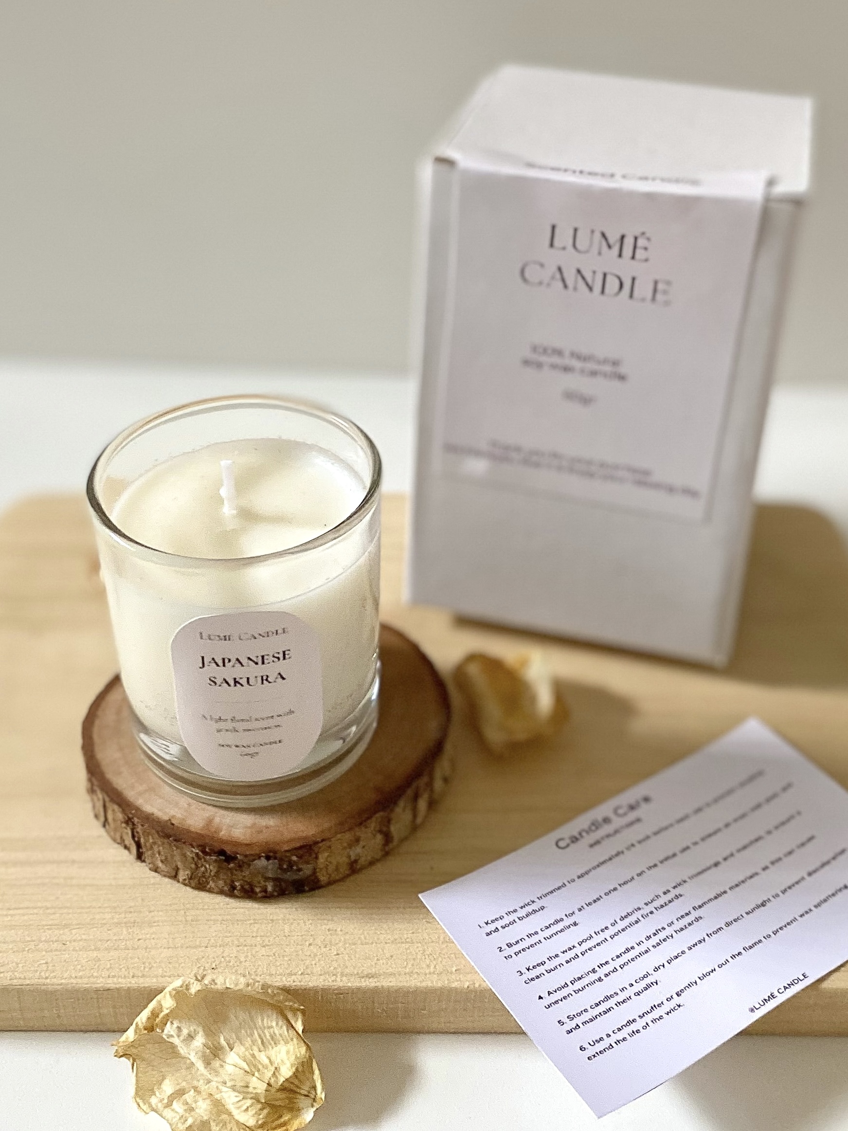 Lumé Candle Japanese Sakura