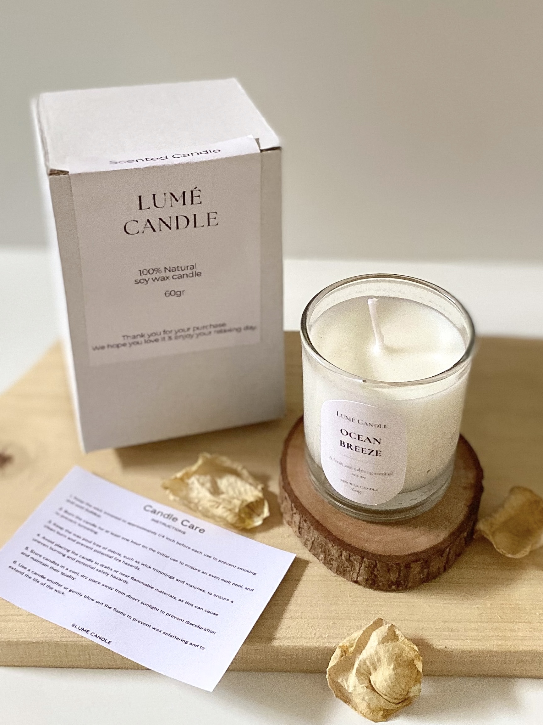Lumé Candle Ocean Breeze